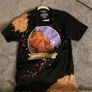 National Geographic tie dye tee